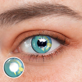 Lentilles de contact colorées sur ordonnance vertes pour cosplay anime